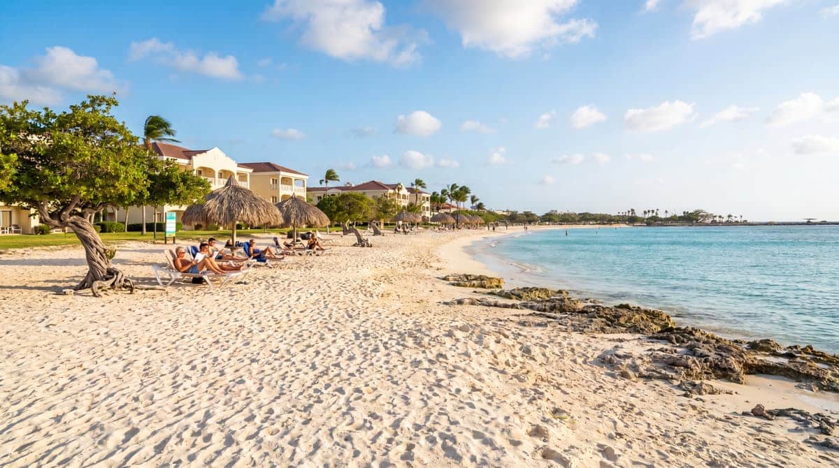 Druif Beach in West Coast, Aruba