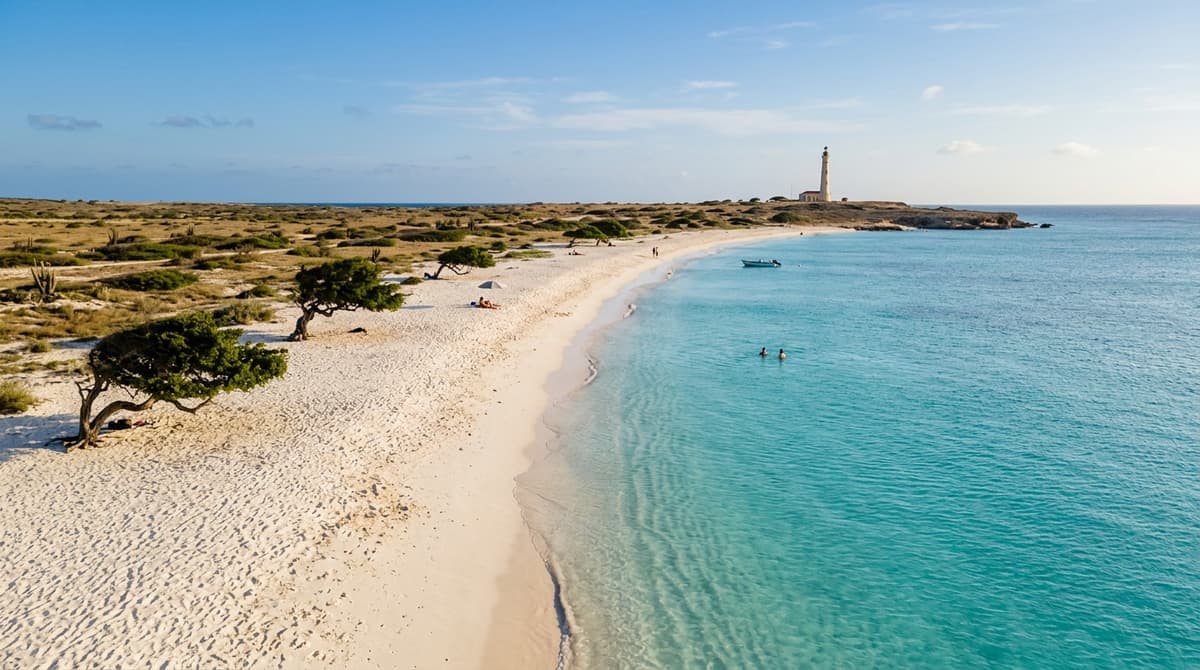 Arashi Beach beach in Aruba. serene