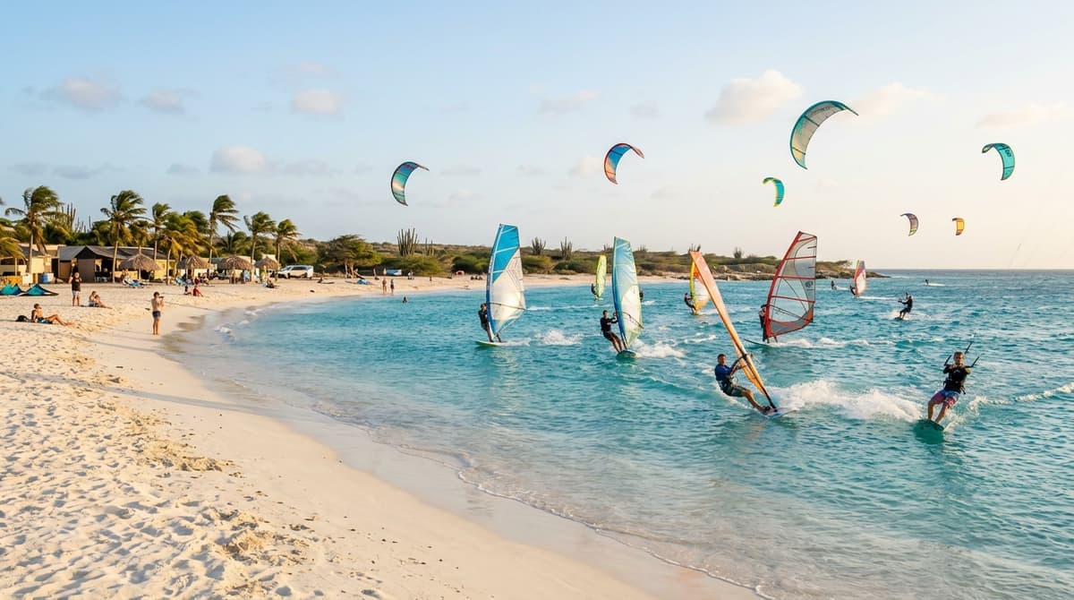 Hadicurari Beach (Fisherman's Huts) beach in Aruba. adventure