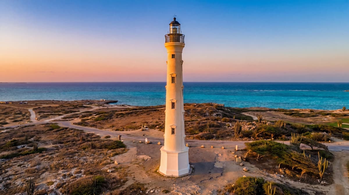 California Lighthouse Sunset