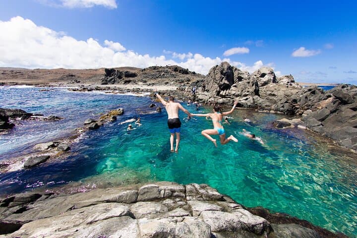 Full-Day Island Jeep Safari with Lunch, Arikok National Park & Baby Beach, Aruba