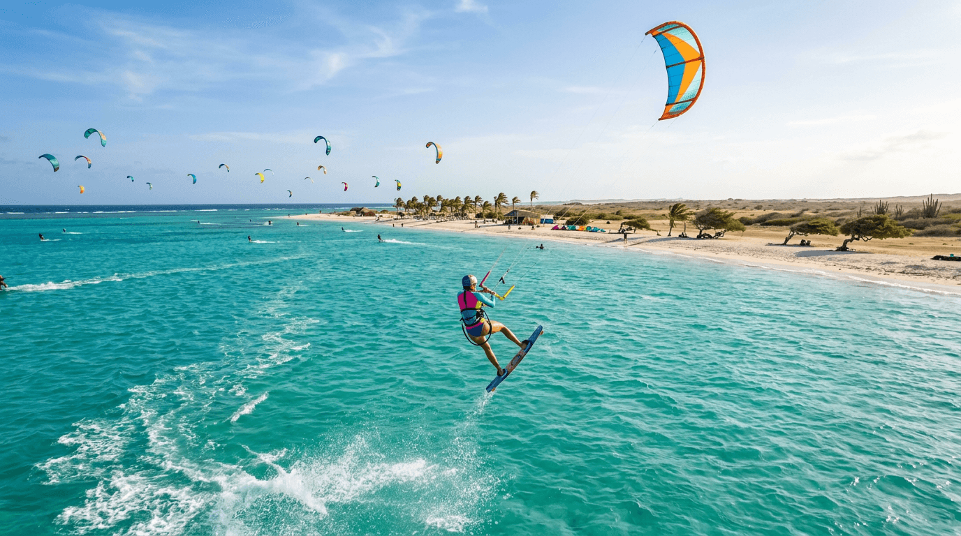 Kiteboarding at Fisherman's Huts