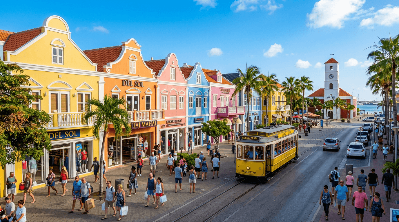 Oranjestad Walking Tour & Shopping